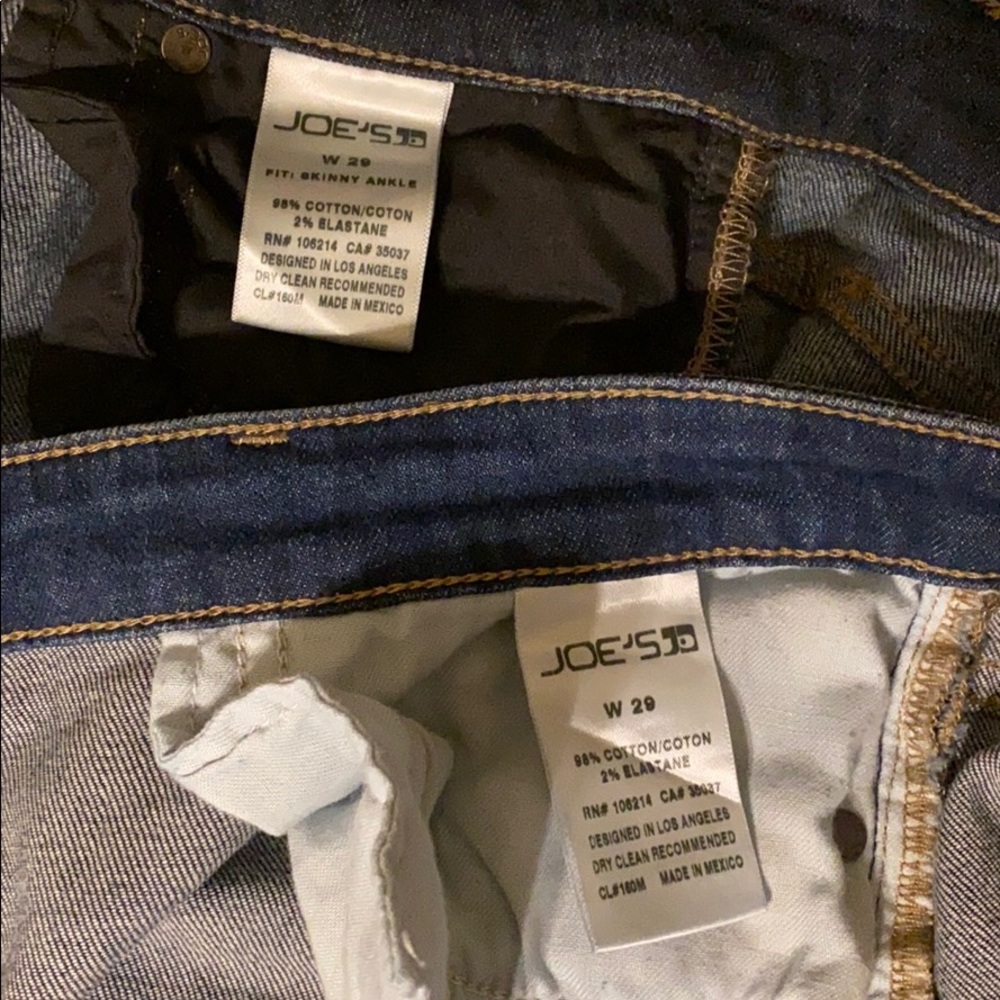 Joe’s Jeans - 2 pairs - size 29